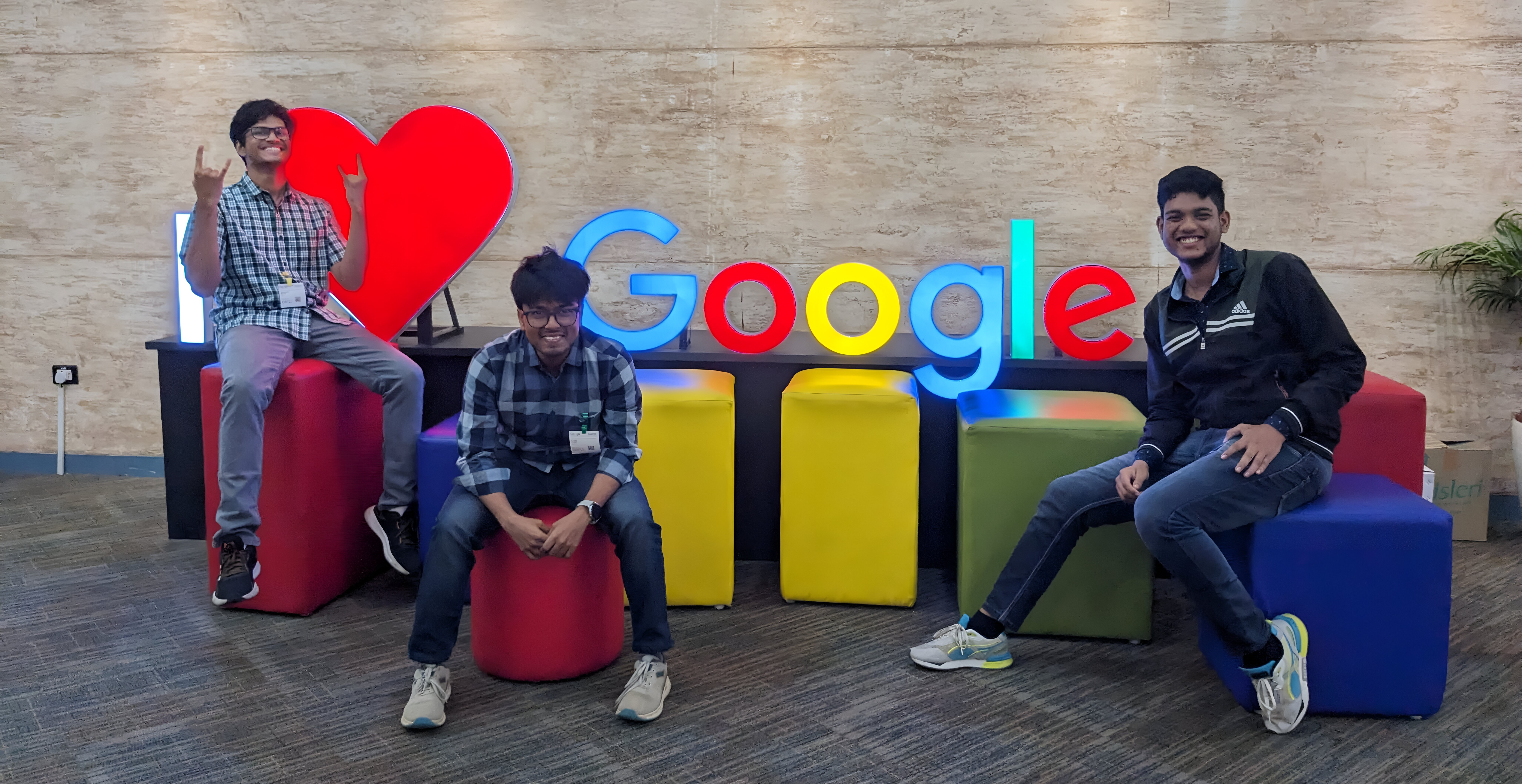 At Google Hyderabad Office